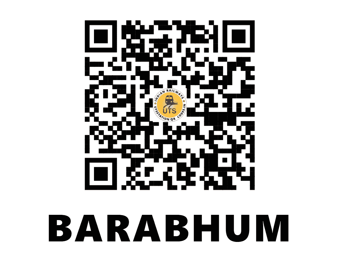 UTS QR Code for BARABHUM - BBM (SE - WEST BENGAL)